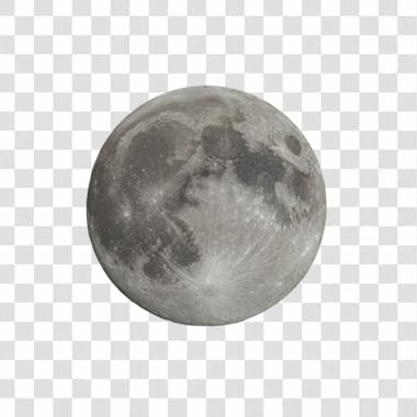 Lua 3d png transparente