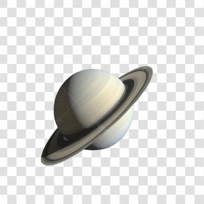 Saturno 3D Png Transparente