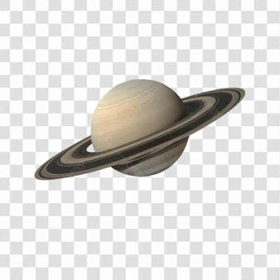 Saturno 3D Png Transparente