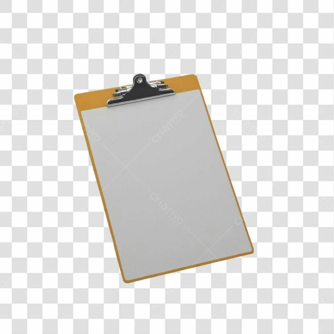 Icone prancheta amarela PNG com fundo transparente