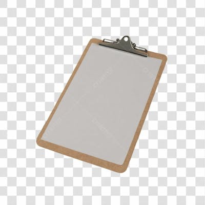 Prancheta 3D Png Transparente