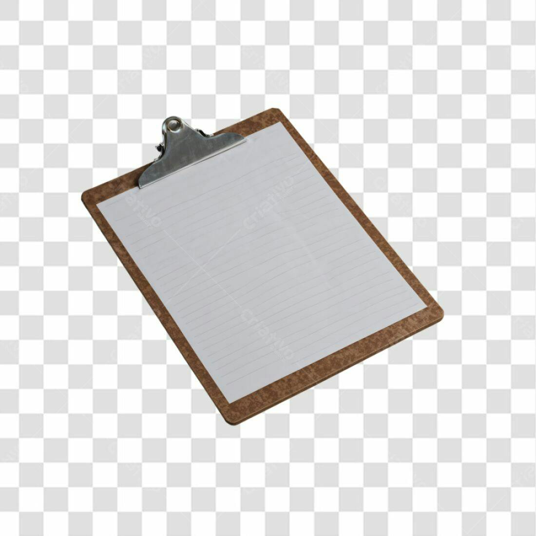 Icone prancheta papel linha PNG com fundo transparente