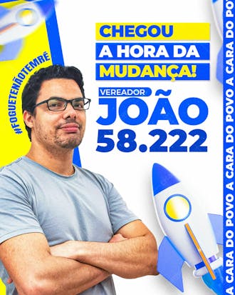 Flyer politica candidato eleições