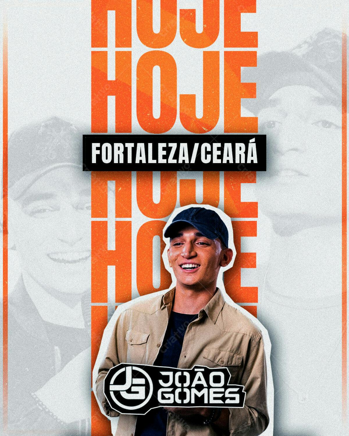 Flyer João Gomes Fortaleza/Ceará PSD Editável