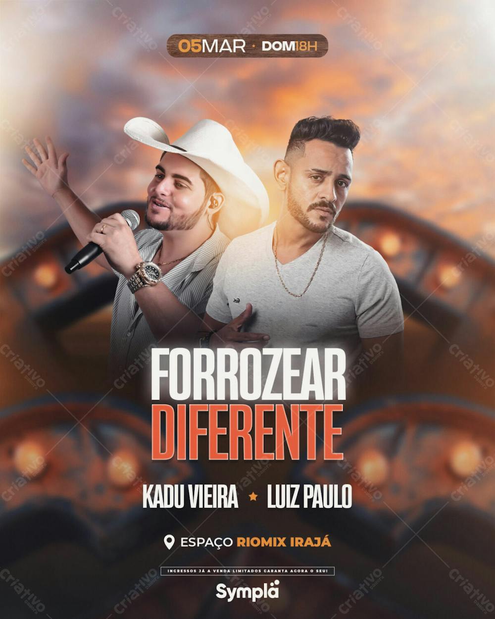 Flyer Evento Forrozear Diferente