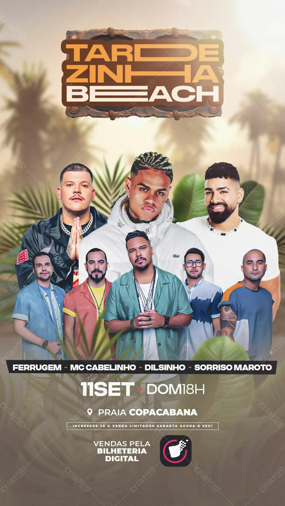 Flyer Evento Tardezinha Beach Story