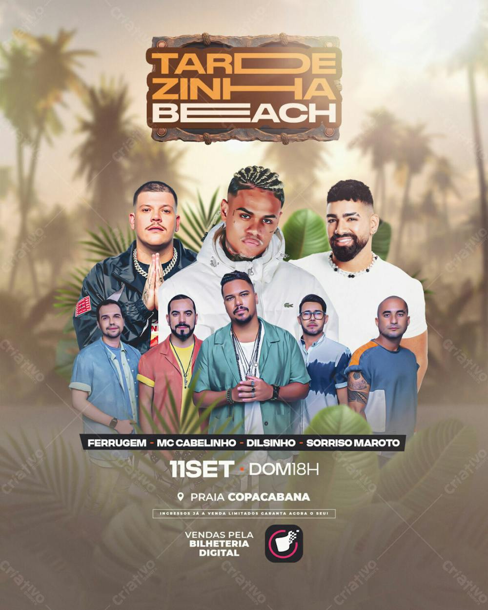 Flyer Evento Tardezinha Beach