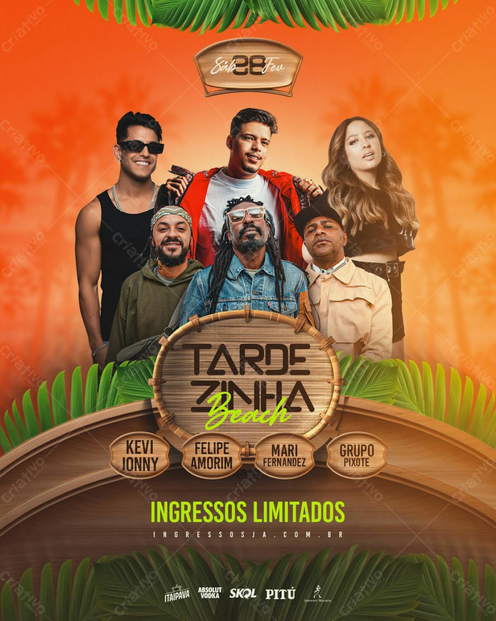 Flyer Evento Tardezinha Beach