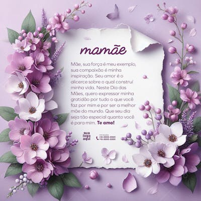 Linda Mensagem Do Dia Das Mães