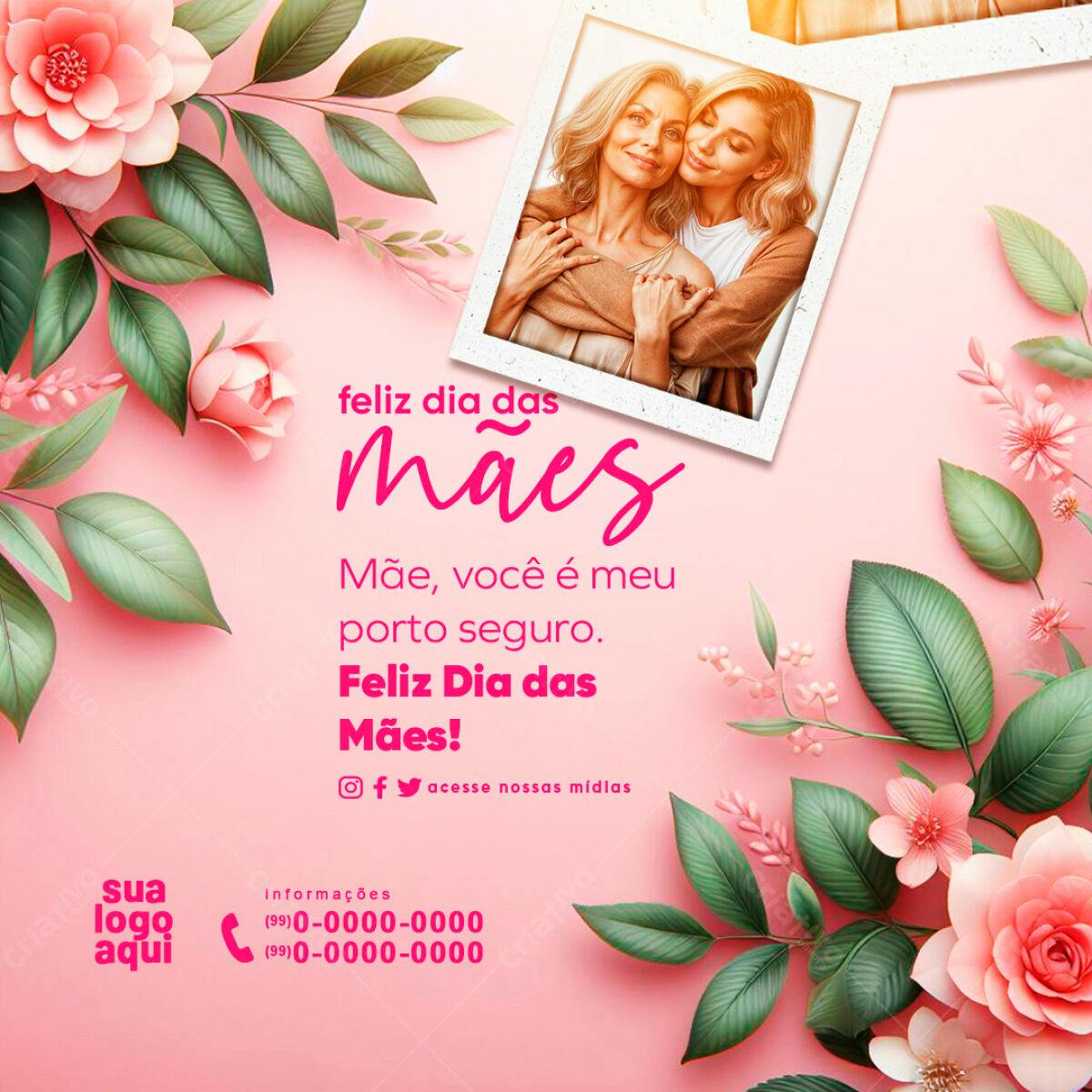 Postagem Dia das Mães PSD Editável