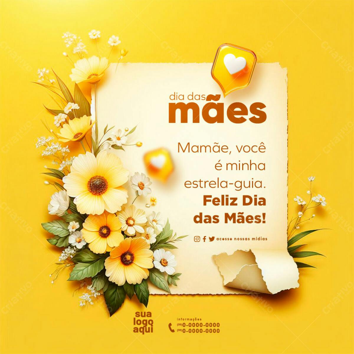 Postagem Dia das Mães PSD Editável