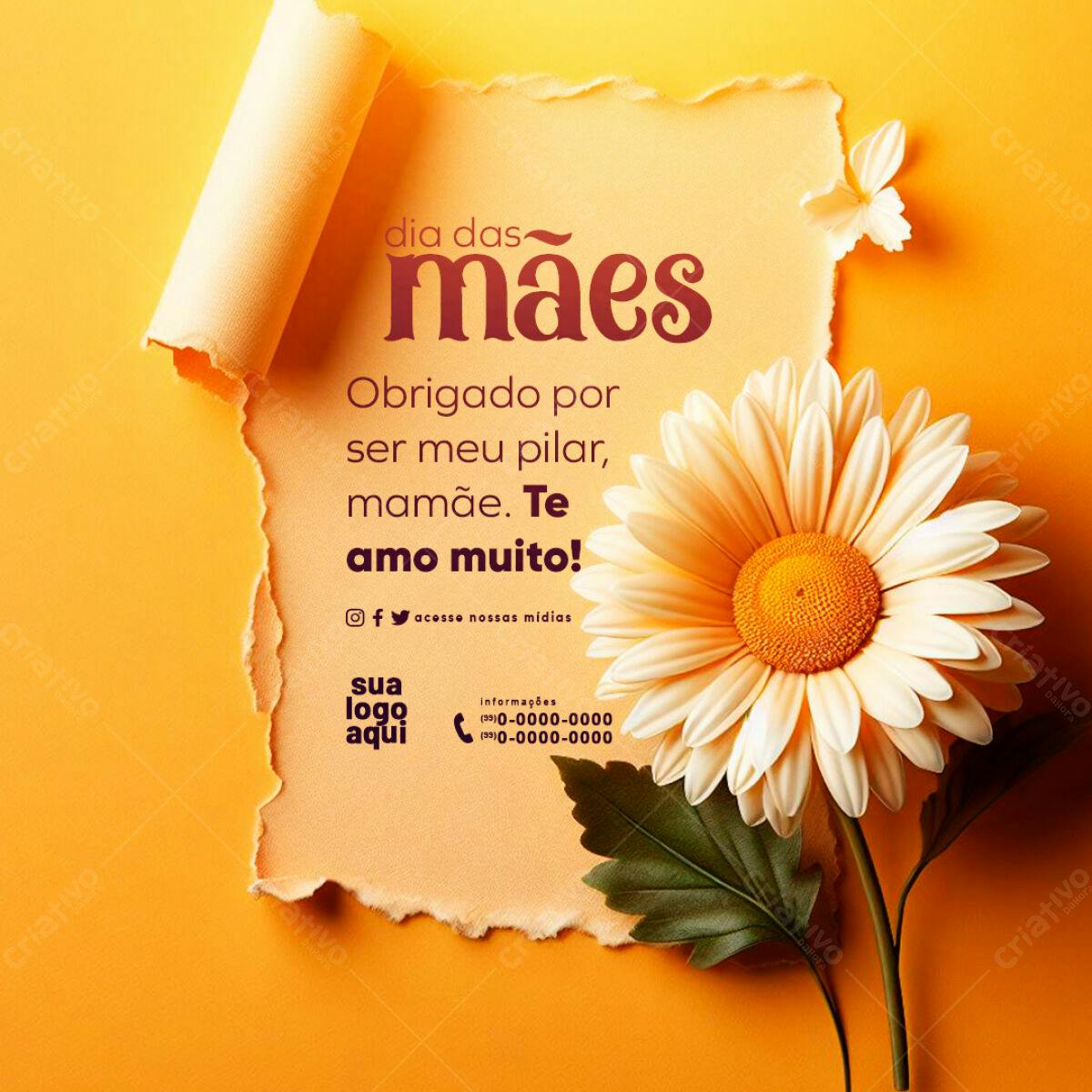 Postagem Dia das Mães PSD Editável