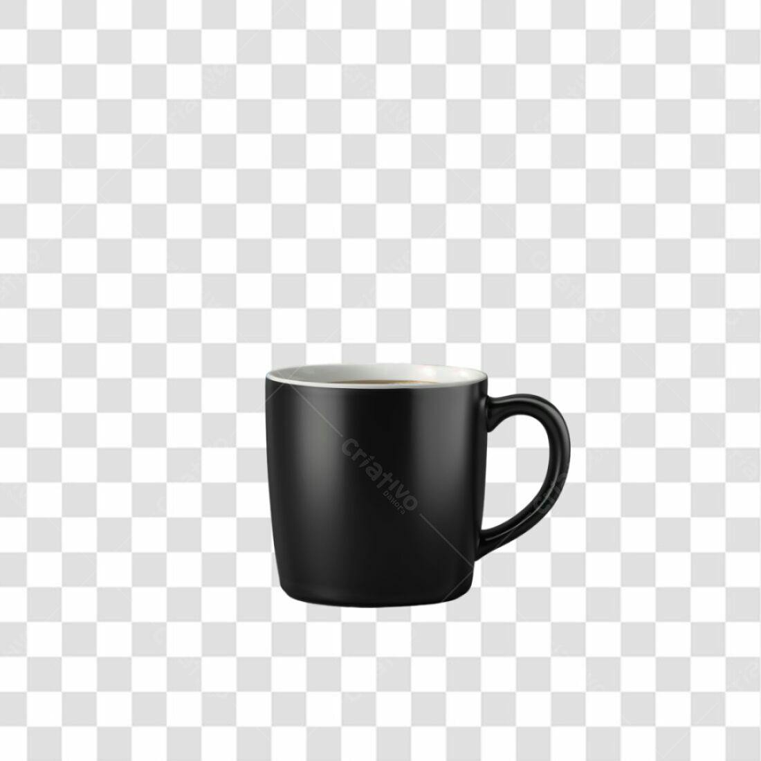 Icone caneca café PNG com fundo transparente