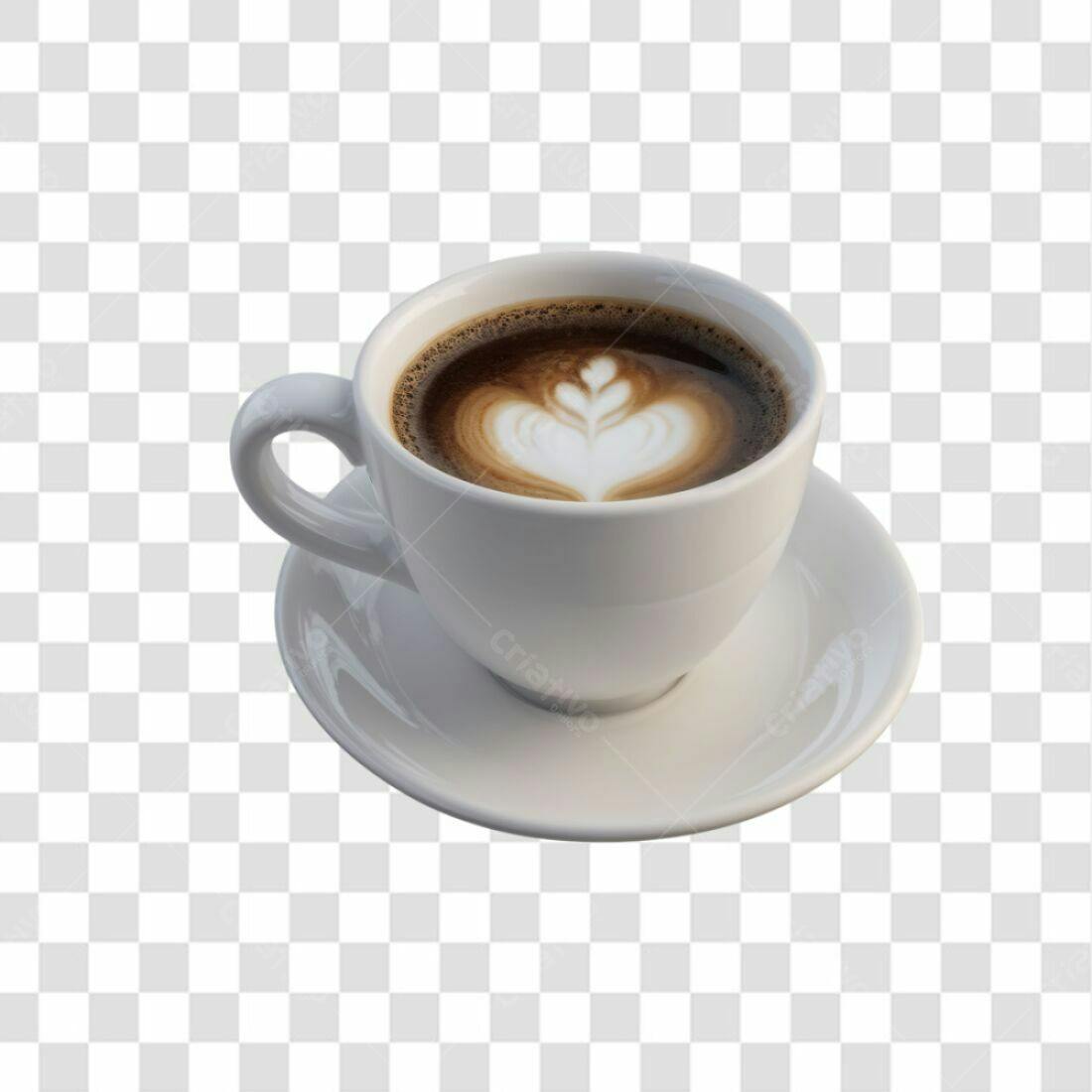 Icone Café Latte PNG com fundo transparente