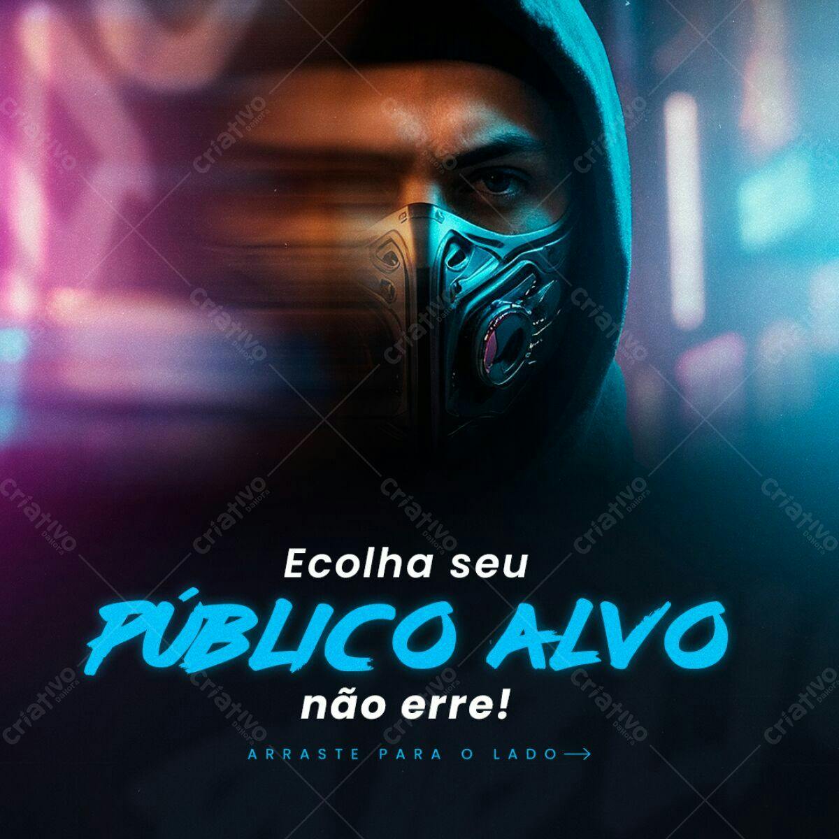 Post para Mídias Sociais PSD Editável