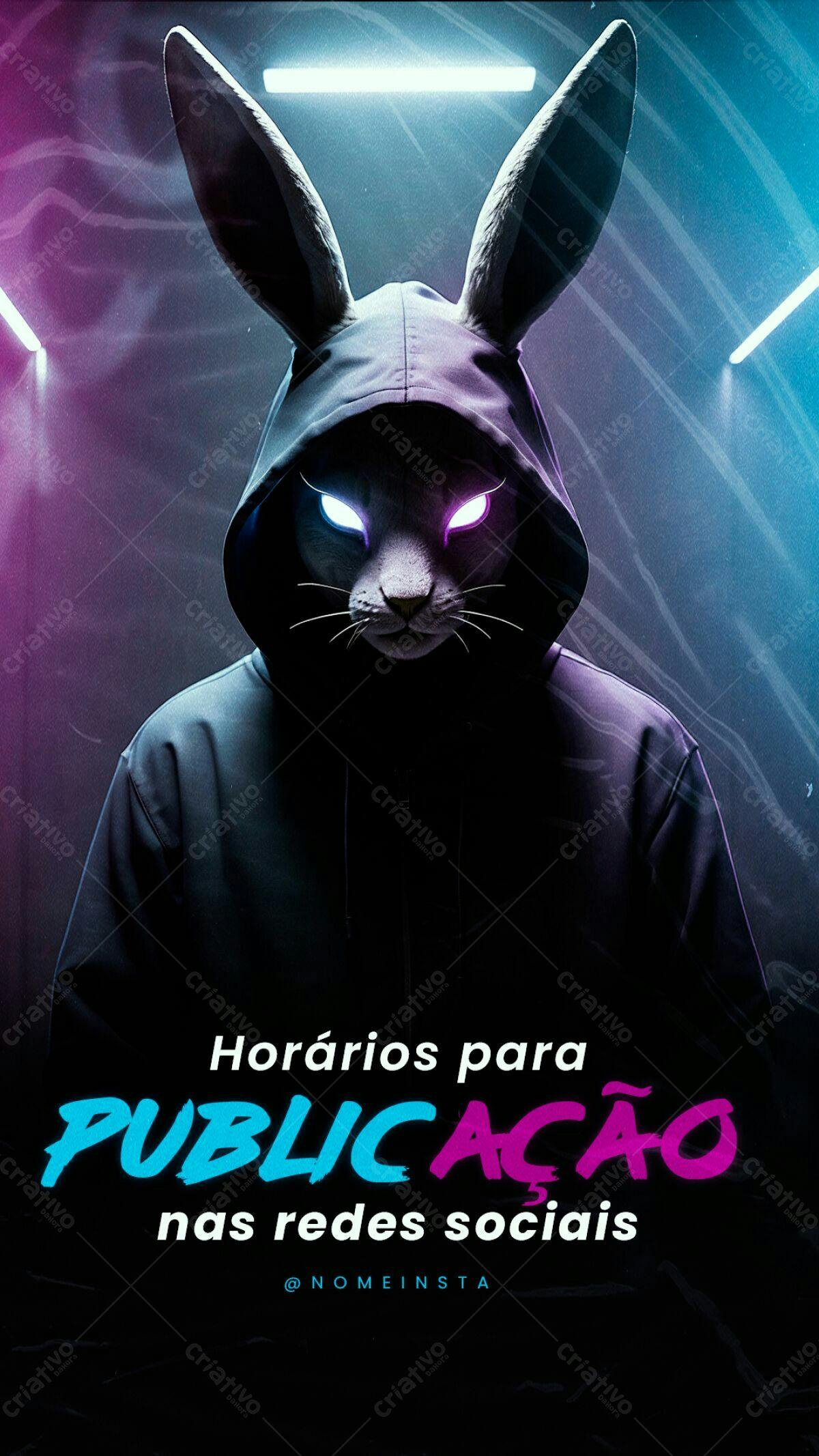 Arte para Publicação nas Redes Sociais PSD Editável