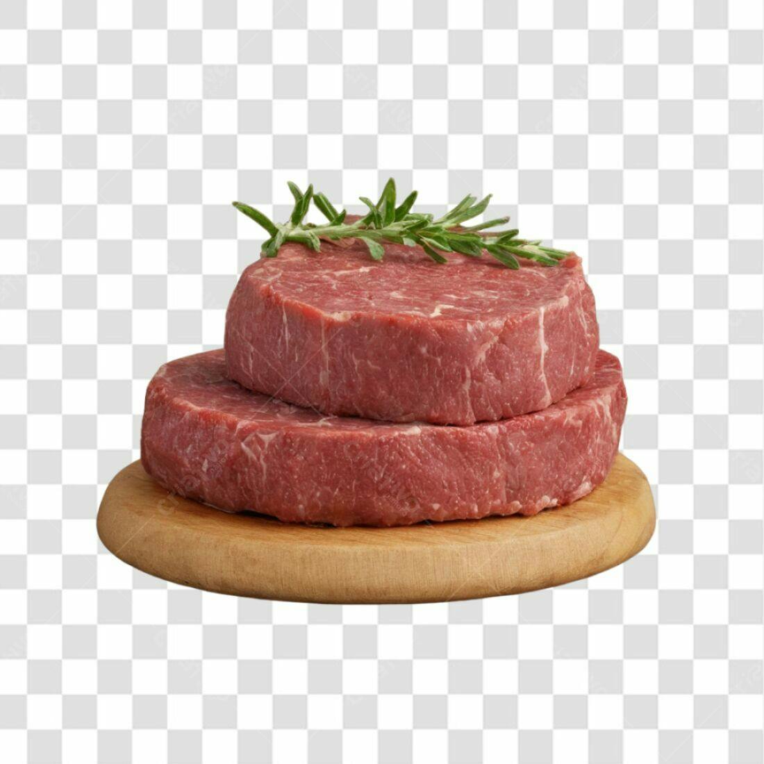 Imagem Carne Dois Bife PNG com fundo transparente