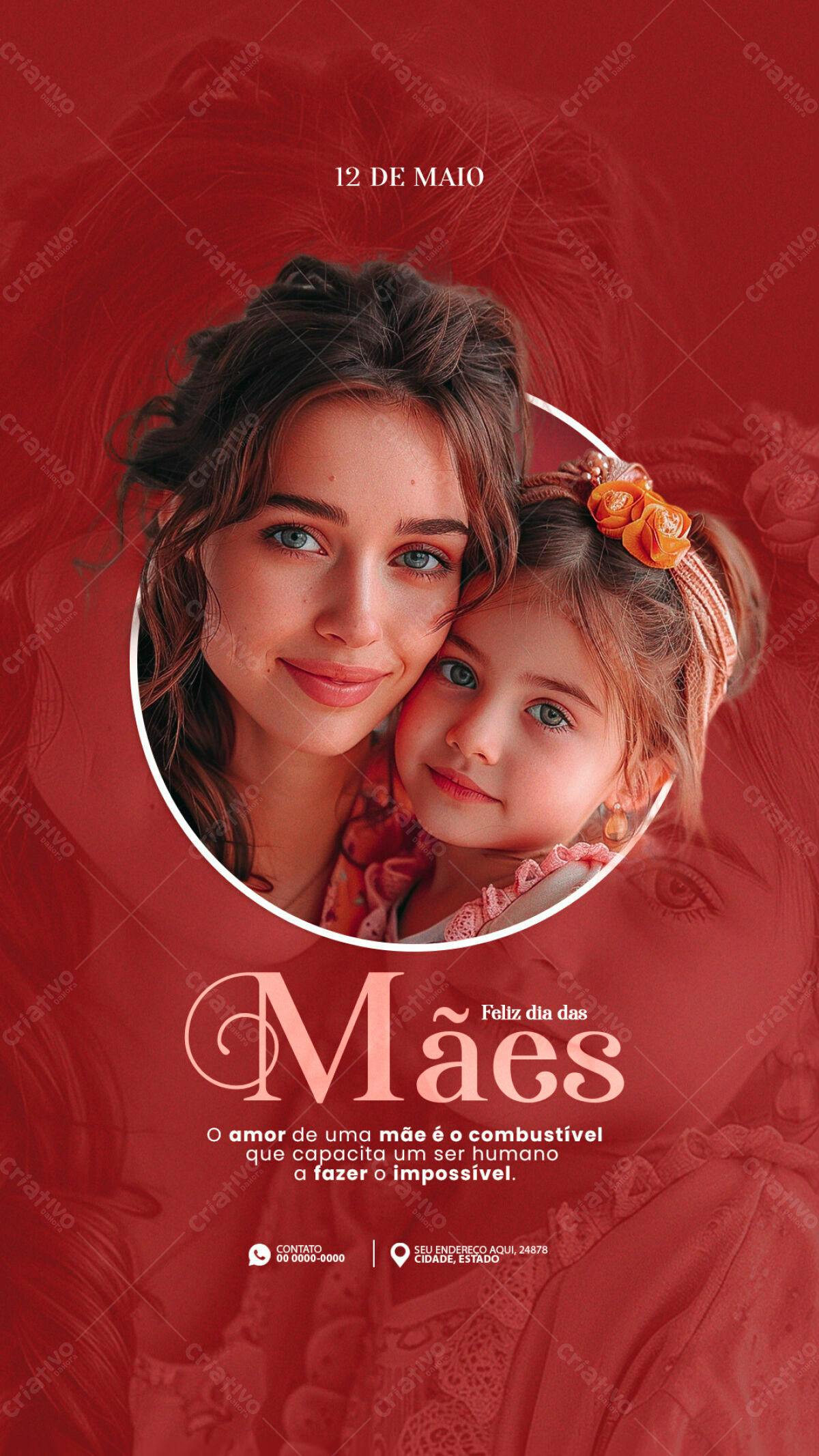 Flyer Dia das Mães PSD Editável