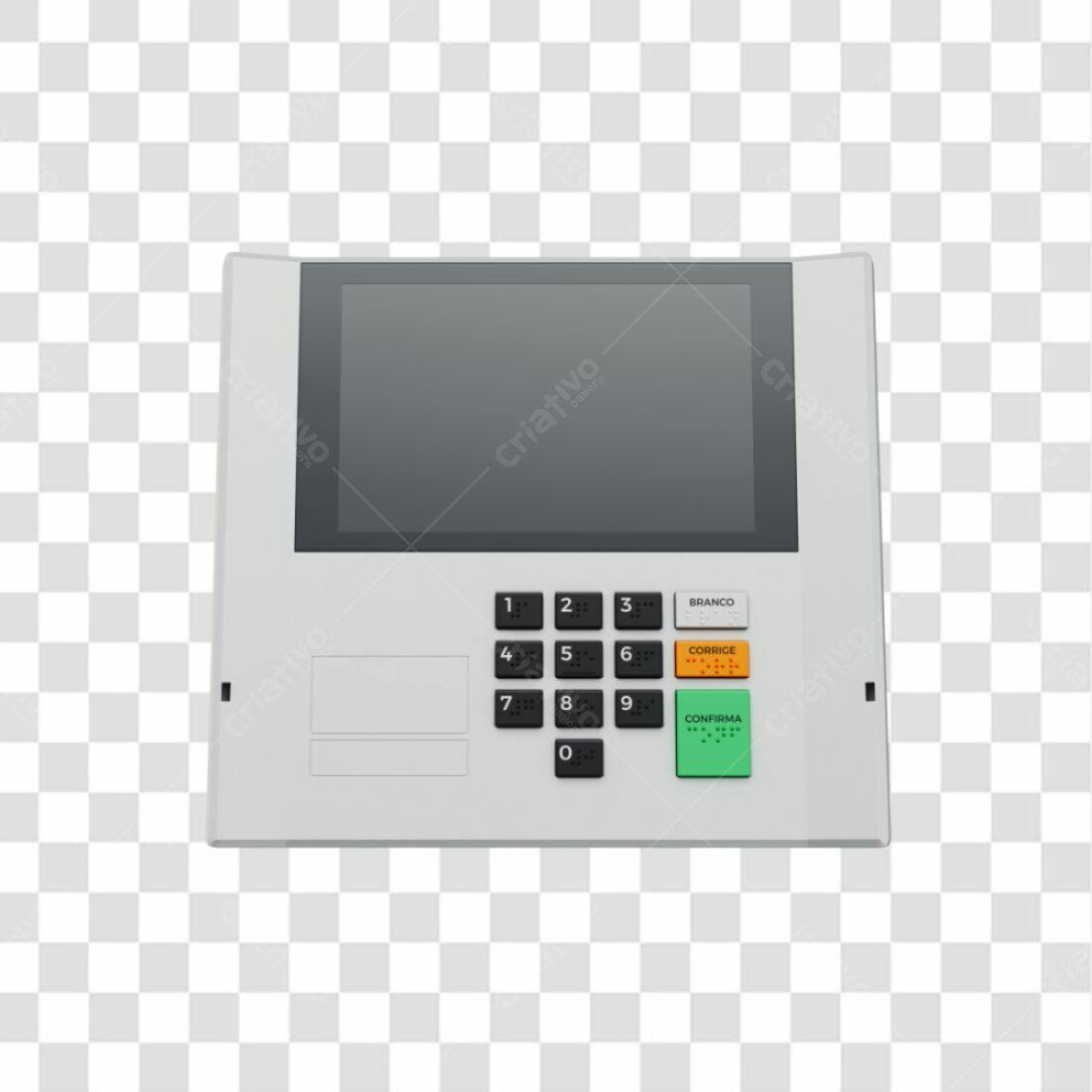 Icone Maquina de Votar PNG com fundo transparente
