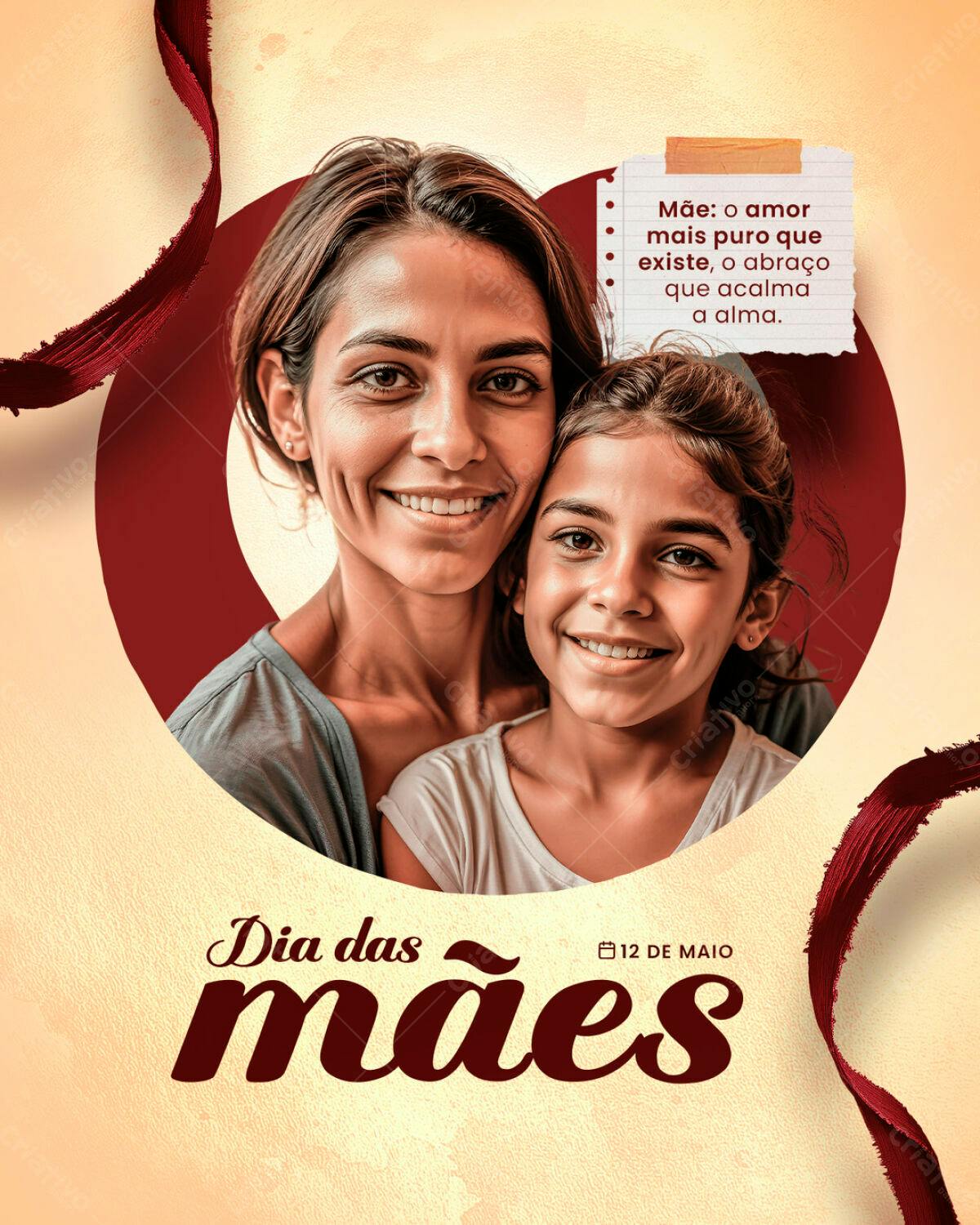 Postagem Dia das Mães PSD Editável