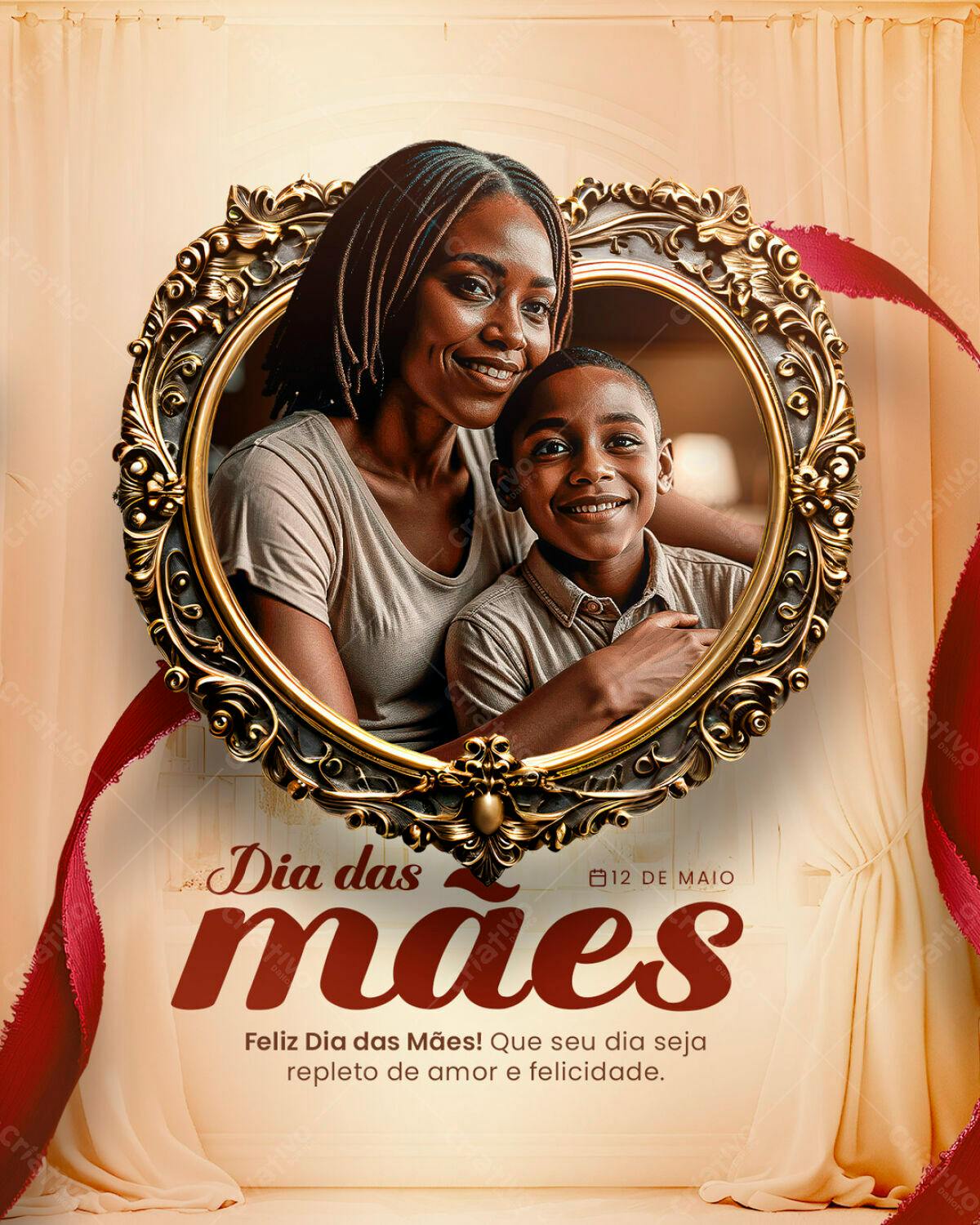 Flyer Dia das Mães PSD Editável
