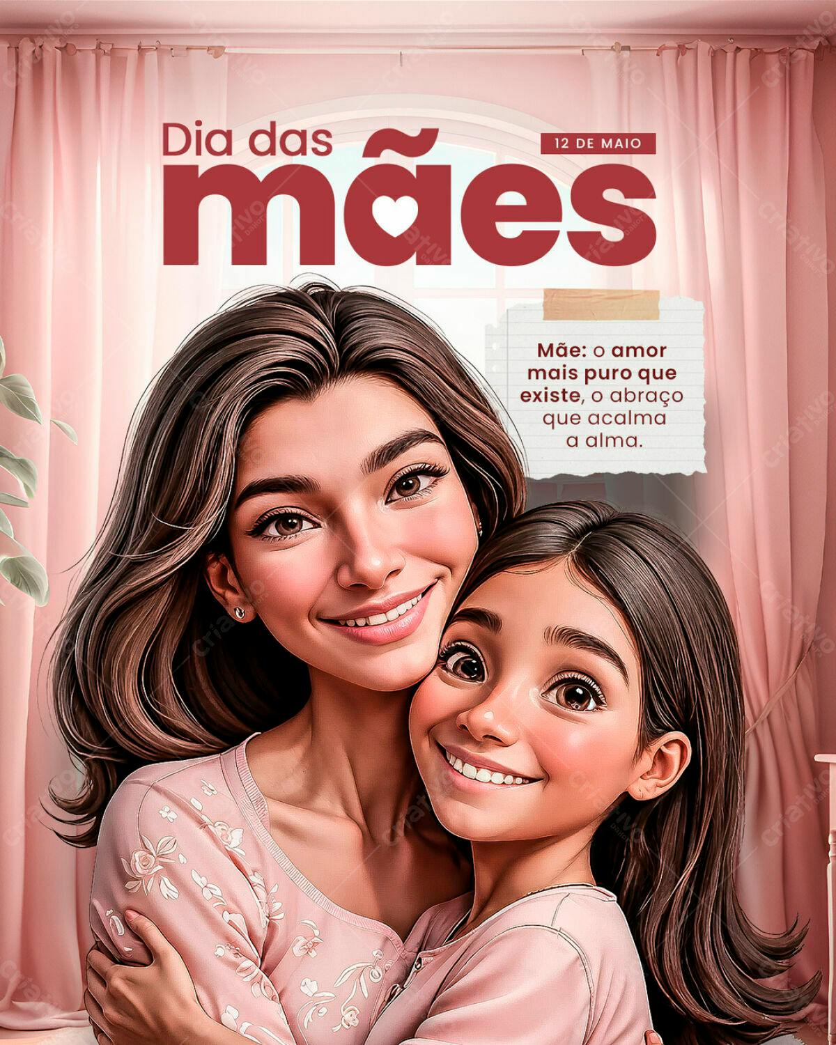 Flyer Dia das Mães PSD Editável