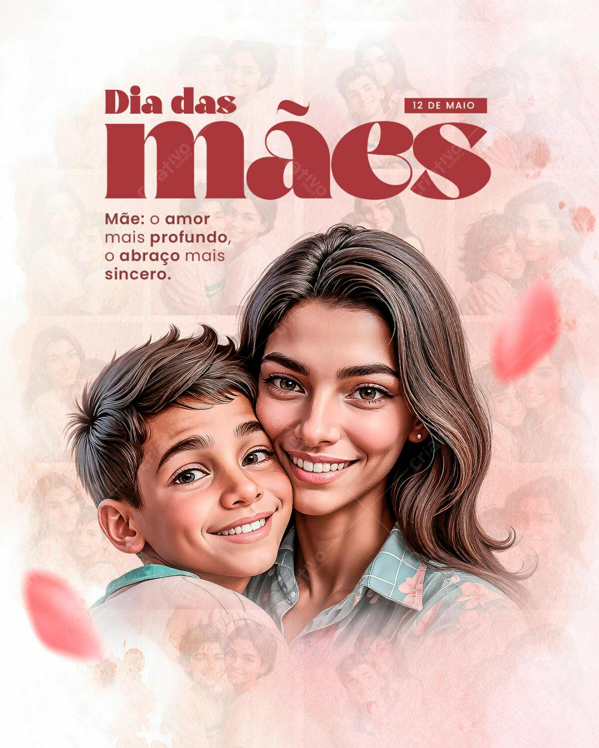 Flyer Dia das Mães PSD Editável