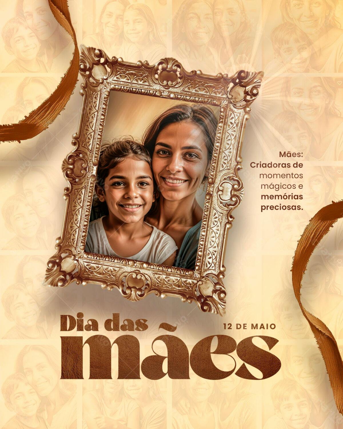 Flyer Dia das Mães PSD Editável