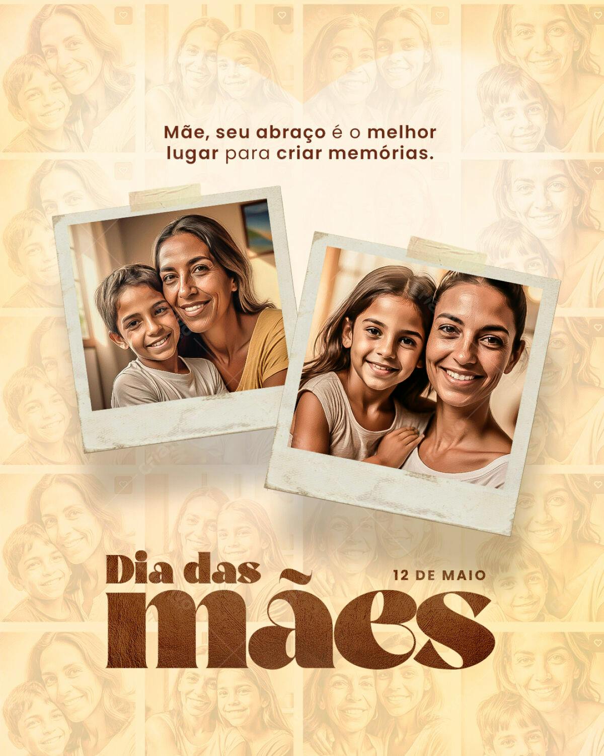 Post para Dia das Mães PSD Editável