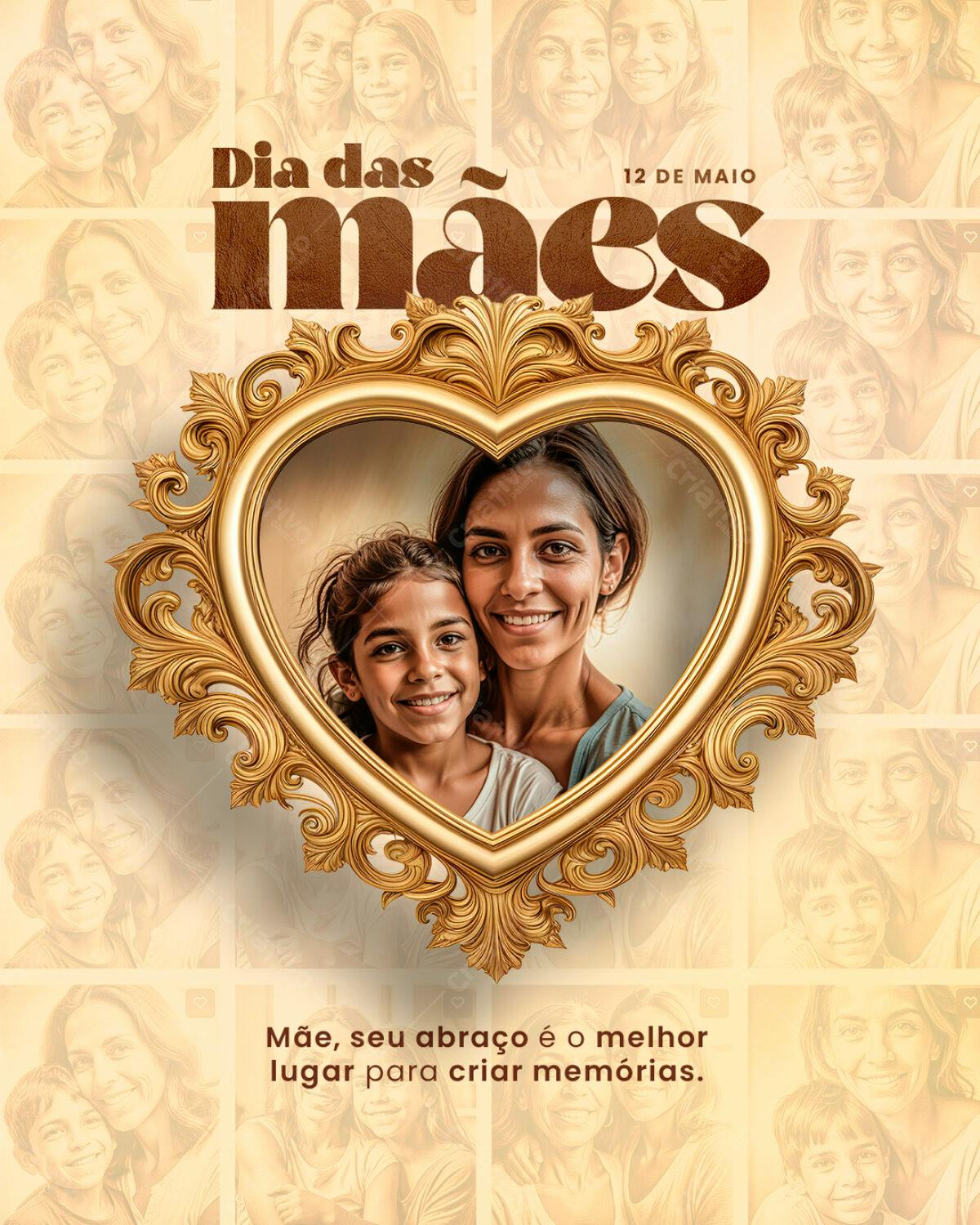 Flyer Dia das Mães PSD Editável