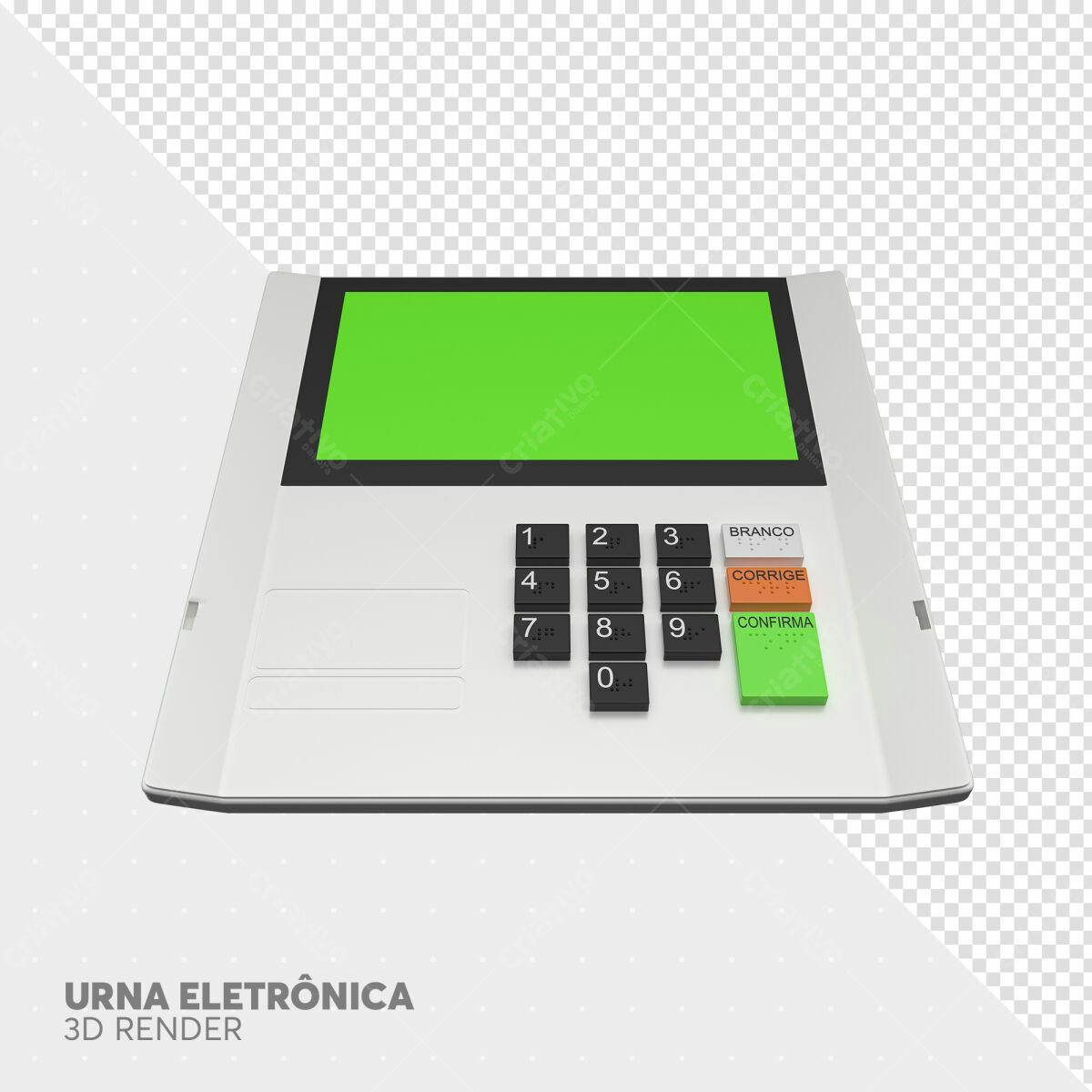 PSD Urna Eletrônica para Eleições PSD Editável