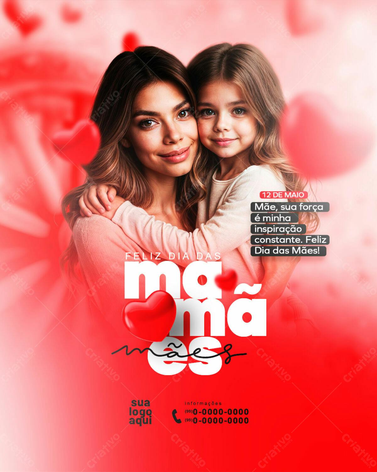 Flyer Dia das Mães PSD Editável