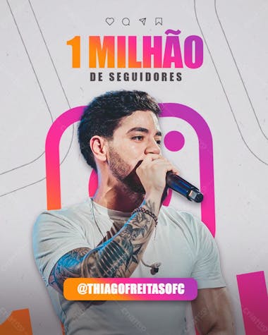 Milhão de seguidores instagram feed