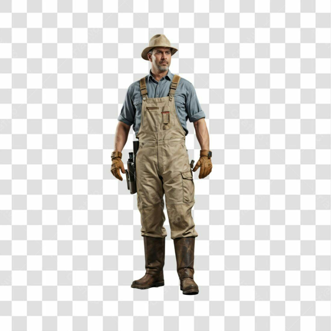 Icone Agricultor PNG com fundo transparente