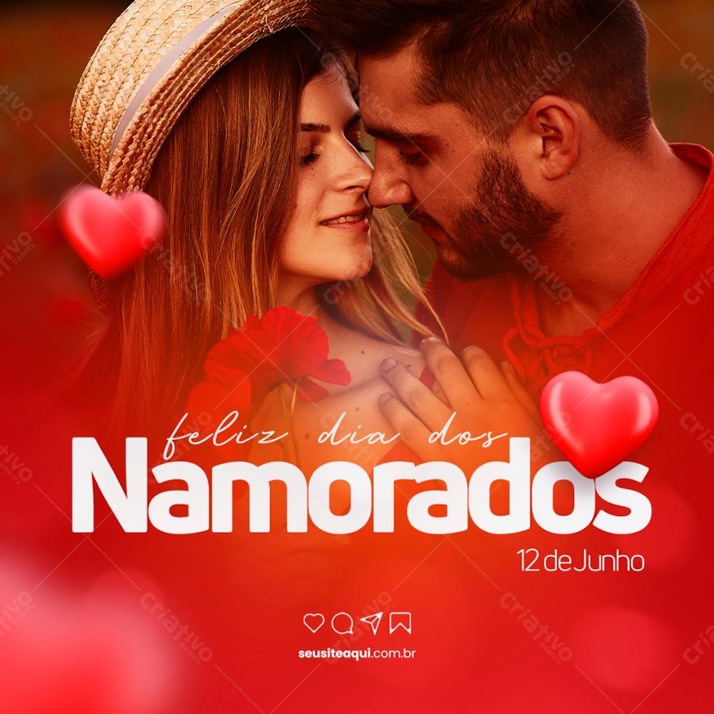 Editable PSD Post for Valentine's Day PSD Premium [download]