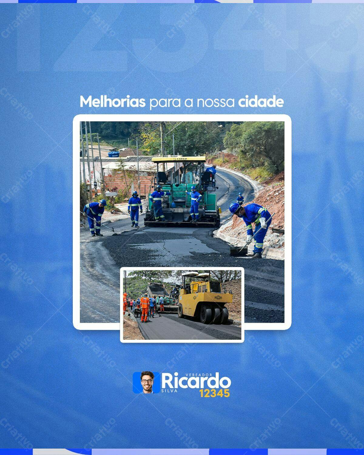 Flyer para Campanha Política PSD Editável