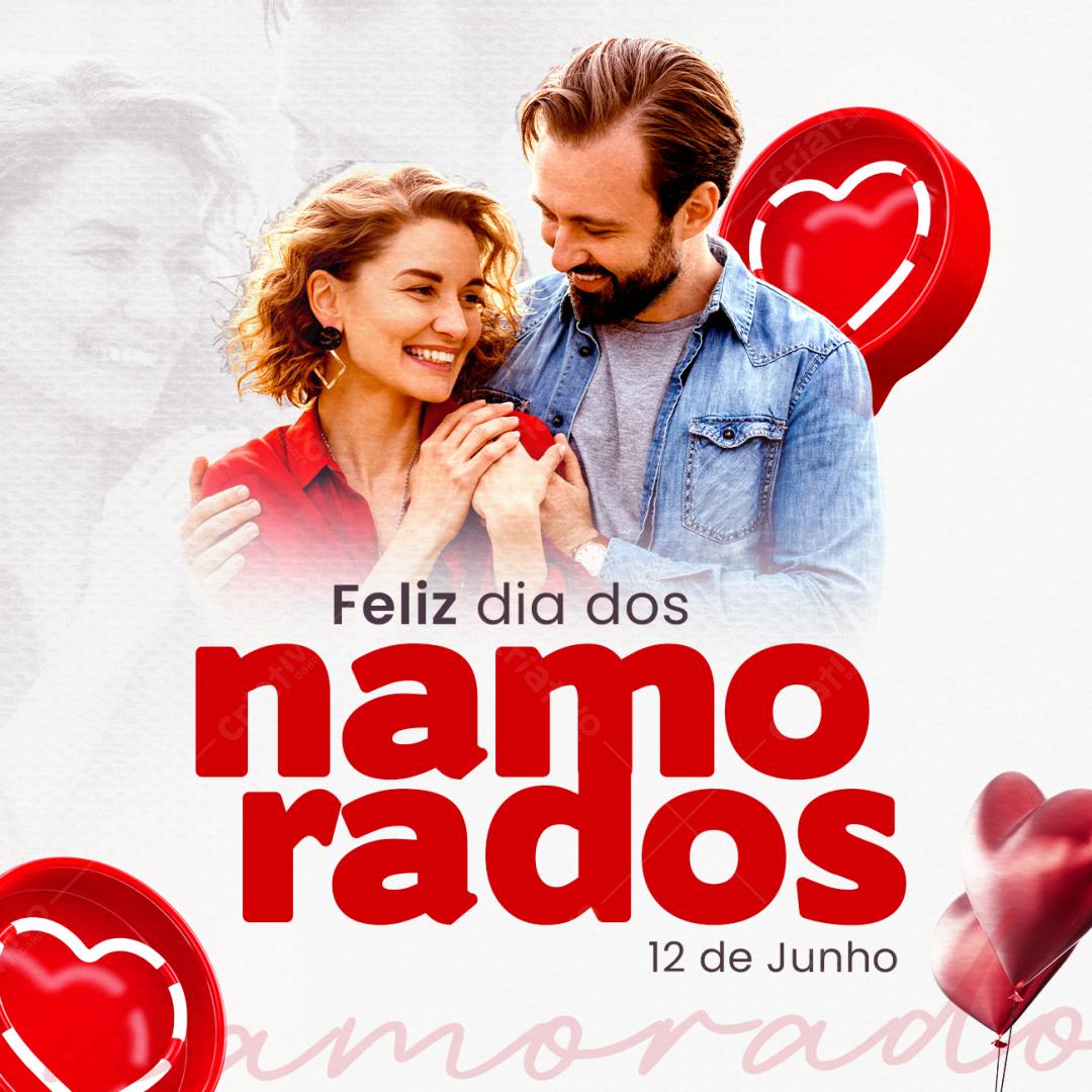 Postagem Dia dos Namorados PSD Editável