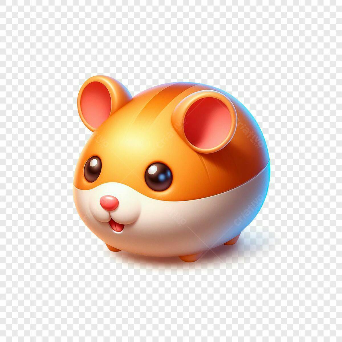 Psd Hamster fofo para Aplicativos Infantis PSD Editável