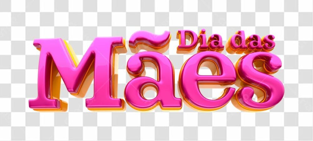 Selo 3D - Dia Das Mães -