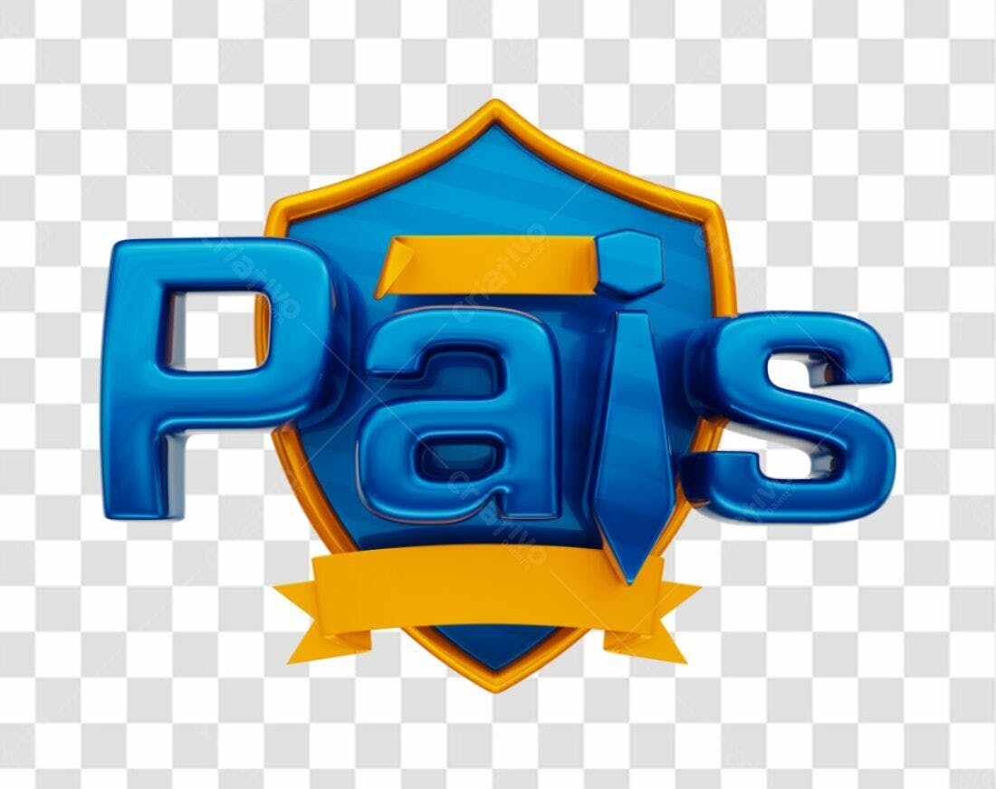 Selo Dia dos Pais PNG com fundo transparente