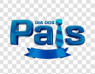 Selo 3D - Dia Dos Pais-