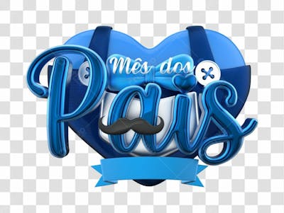 Selo 3D - Dia Dos Pais-
