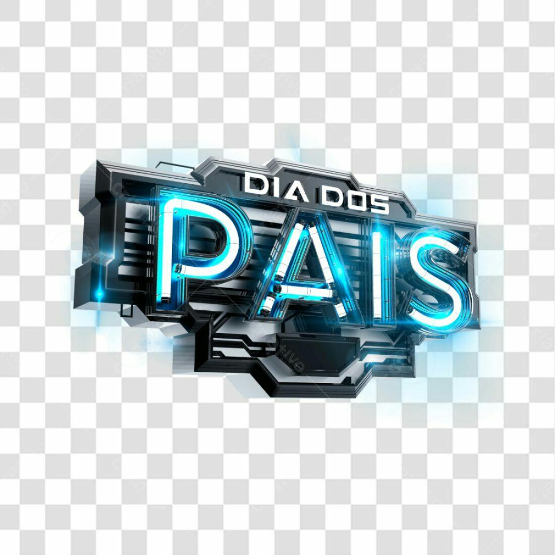 Banner Dia dos Pais PNG com fundo transparente