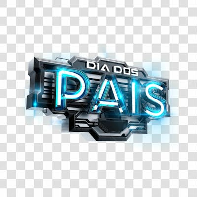 Selo 3D - Dia Dos Pais-