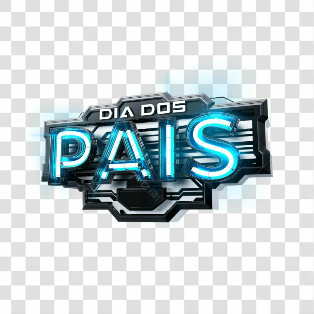 Banner Dia dos Pais PNG com fundo transparente