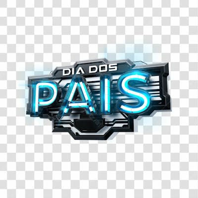 Selo 3D - Dia Dos Pais-