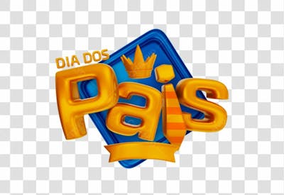 Selo 3D - Dia Dos Pais-