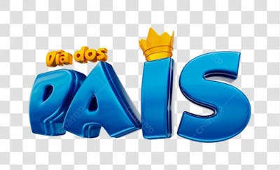 Selo 3D - Dia Dos Pais-
