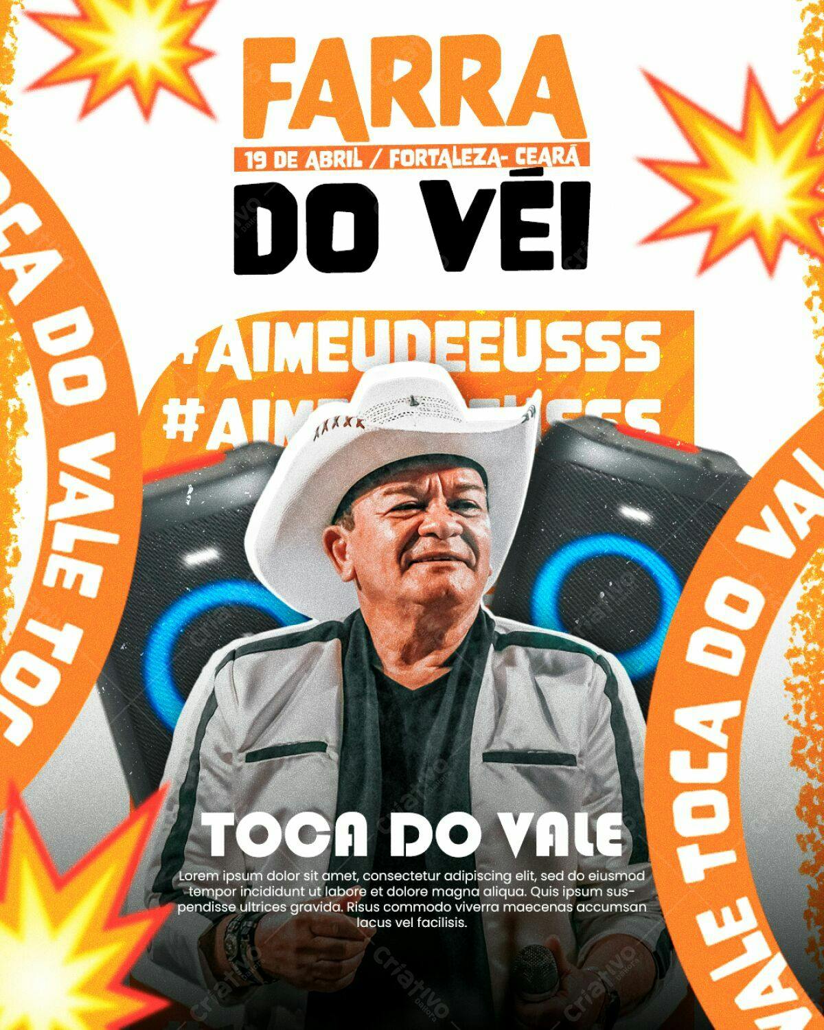 Flyer Farra do Véi PSD Editável