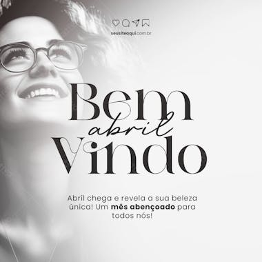 Bem vindo abril chega e revela a sua beleza